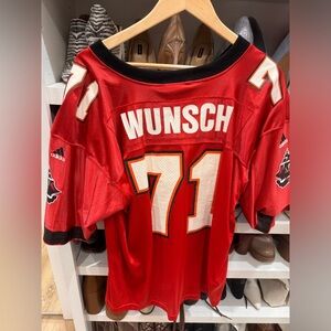 Tampa Bay Buccaneers #71 Wunsch vintage football jersey medium